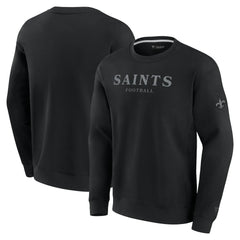 NFL New Orleans Saints Unisex Elements Unlimited Fleece Pullover Sweatshirt