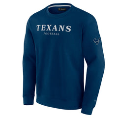 NFL Houston Texans Unisex Elements Unlimited Fleece Pullover Sweatshirt