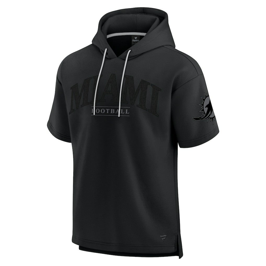 NFL Miami Dolphins Unisex Elements Ready Short Sleeve Pullover Hoodie
