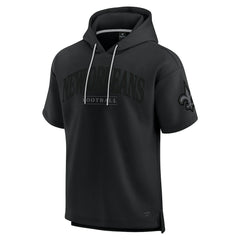 NFL New Orleans Saints Unisex Elements Ready Short Sleeve Pullover Hoodie