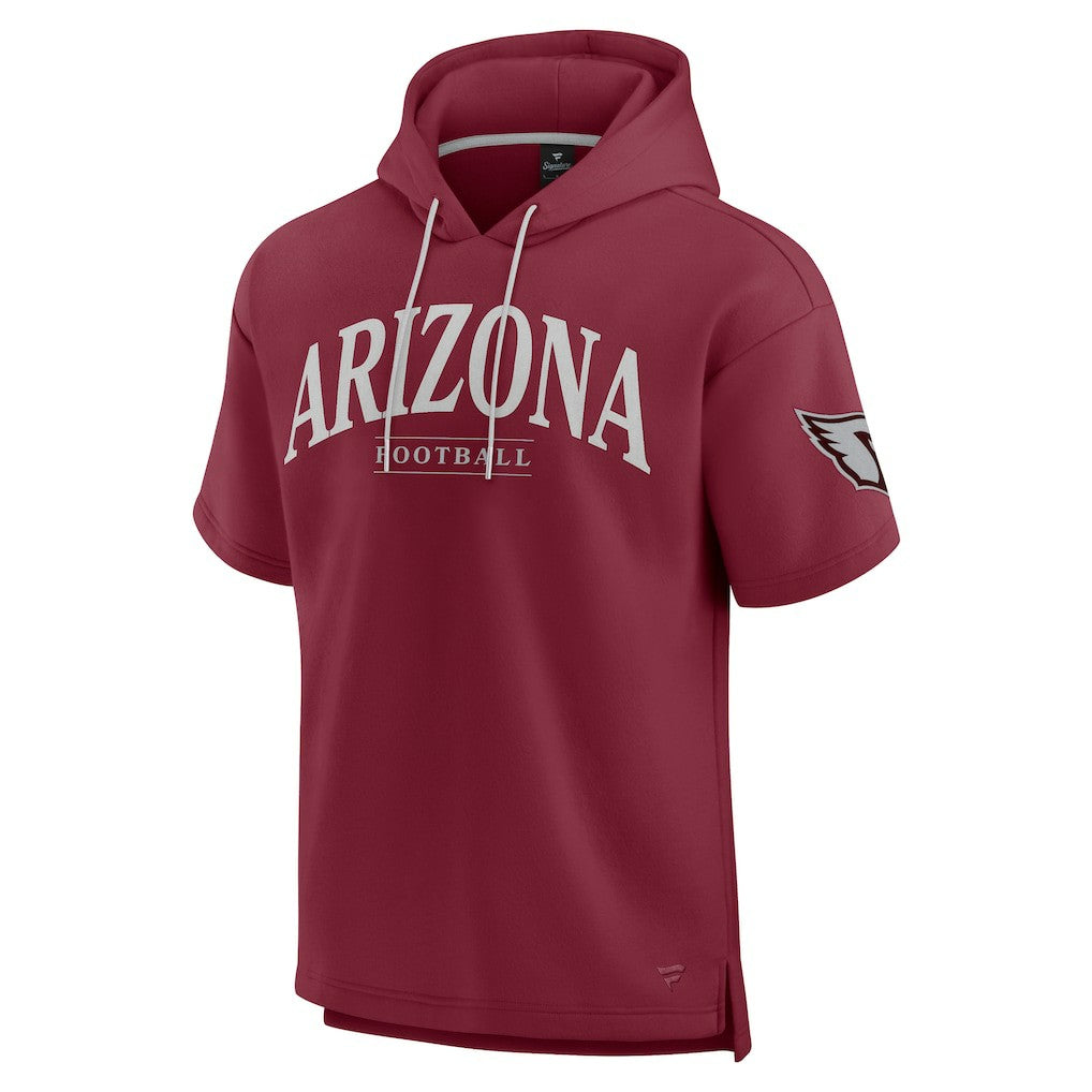NFL Arizona Cardinals Unisex Elements Ready Short Sleeve Pullover Hoodie