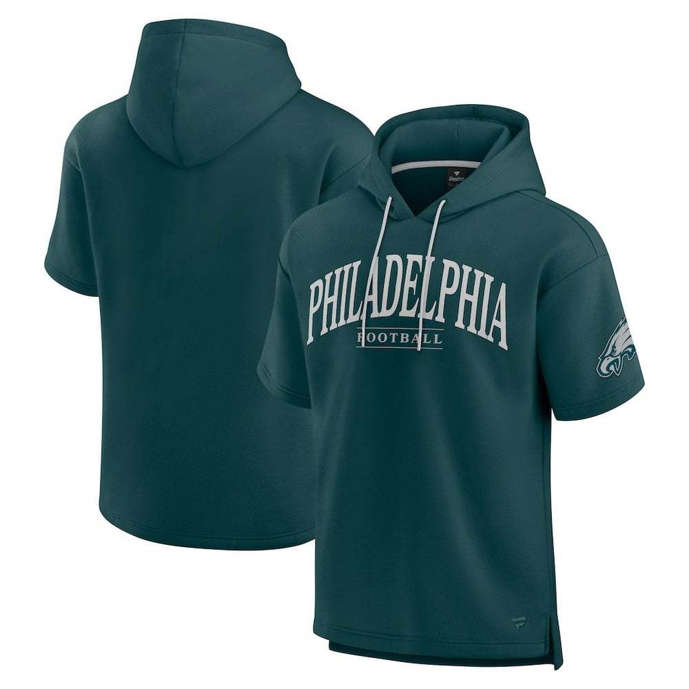 NFL Philadelphia Eagles Unisex Elements Ready Short Sleeve Pullover Hoodie
