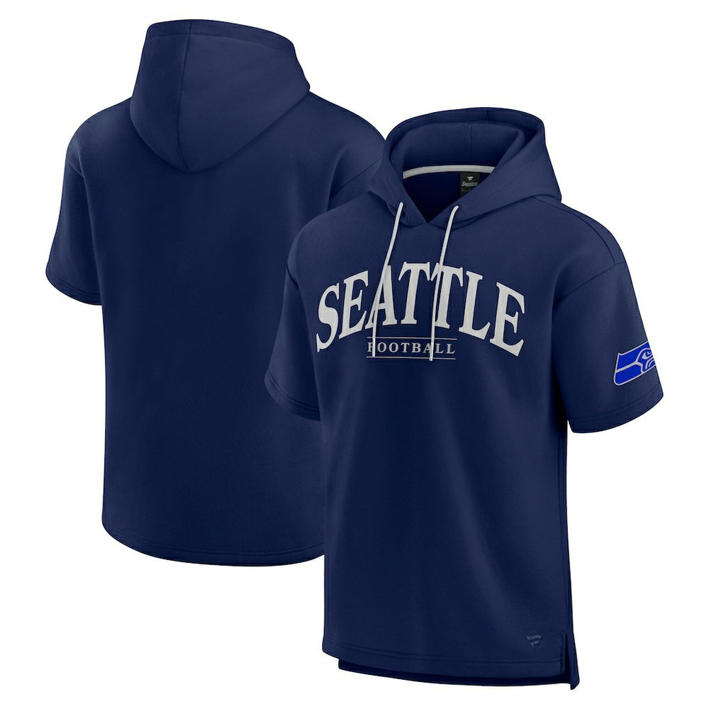 NFL Seattle Seahawks Unisex Elements Ready Short Sleeve Pullover Hoodie