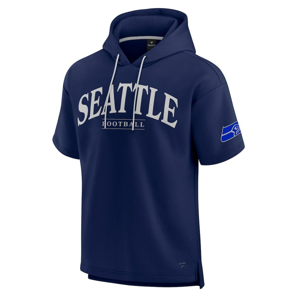 NFL Seattle Seahawks Unisex Elements Ready Short Sleeve Pullover Hoodie