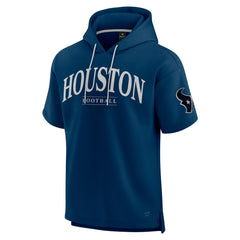 NFL Houston Texans Unisex Elements Ready Short Sleeve Pullover Hoodie