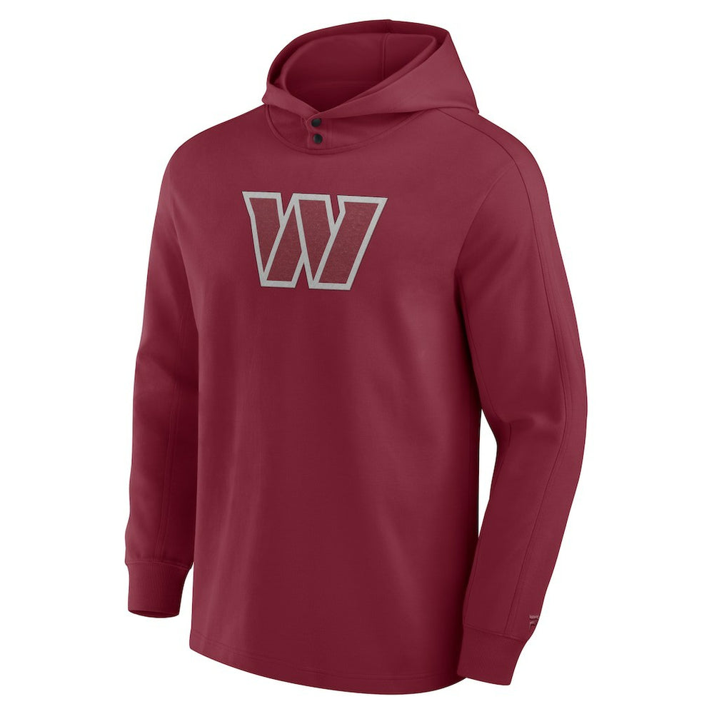 NFL Washington Commanders Elements Blaze Tri-Blend Long Sleeve Hoodie T-Shirt