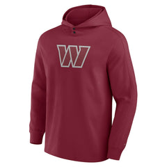 NFL Washington Commanders Elements Blaze Tri-Blend Long Sleeve Hoodie T-Shirt