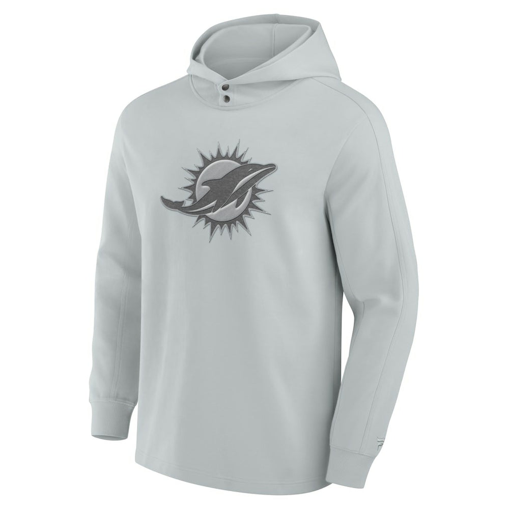 NFL Miami Dolphins Elements Blaze Tri-Blend Long Sleeve Hoodie T-Shirt