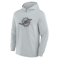 NFL Miami Dolphins Elements Blaze Tri-Blend Long Sleeve Hoodie T-Shirt