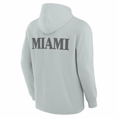 NFL Miami Dolphins Elements Blaze Tri-Blend Long Sleeve Hoodie T-Shirt