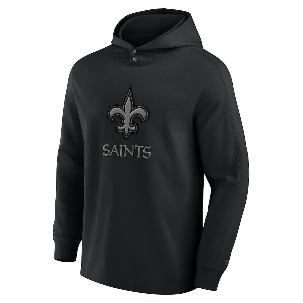 NFL New Orleans Saints Elements Blaze Tri-Blend Long Sleeve Hoodie T-Shirt