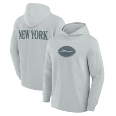 NFL New York Jets Elements Blaze Tri-Blend Long Sleeve Hoodie T-Shirt