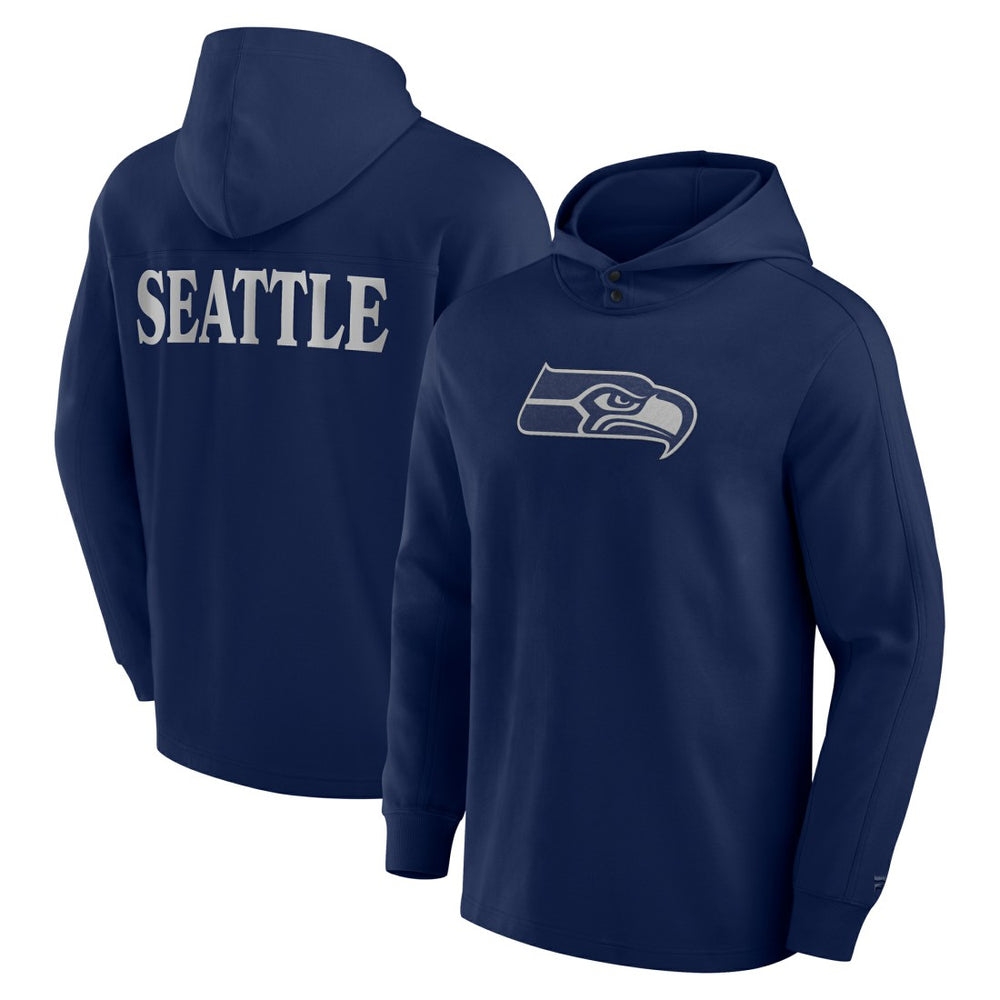 NFL Seattle Seahawks Elements Blaze Tri-Blend Long Sleeve Hoodie T-Shirt