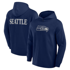 NFL Seattle Seahawks Elements Blaze Tri-Blend Long Sleeve Hoodie T-Shirt
