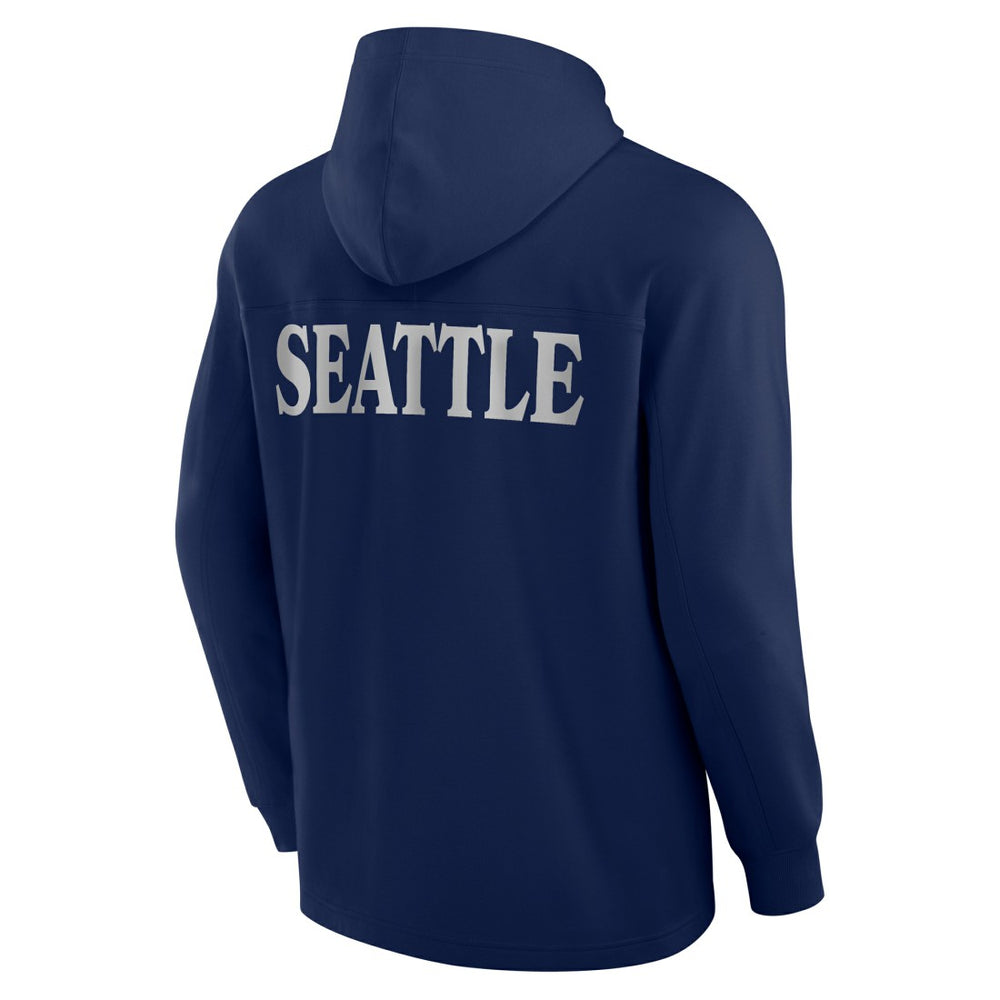 NFL Seattle Seahawks Elements Blaze Tri-Blend Long Sleeve Hoodie T-Shirt