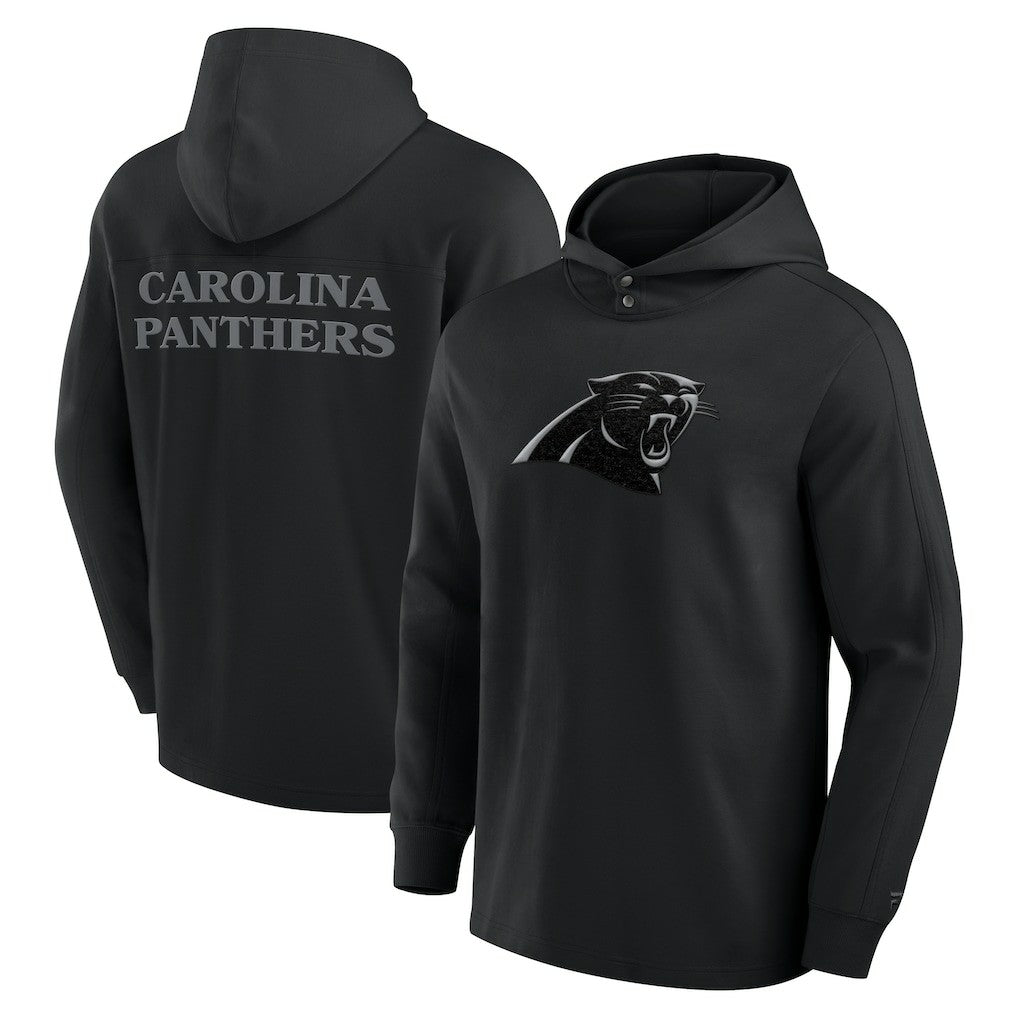 NFL Carolina Panthers Elements Blaze Tri-Blend Long Sleeve Hoodie T-Shirt