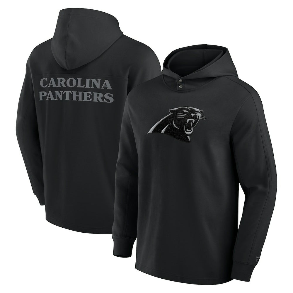 NFL Carolina Panthers Elements Blaze Tri-Blend Long Sleeve Hoodie T-Shirt