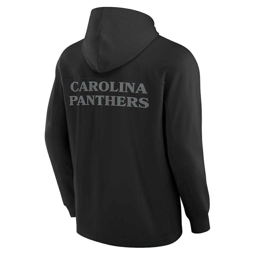 NFL Carolina Panthers Elements Blaze Tri-Blend Long Sleeve Hoodie T-Shirt