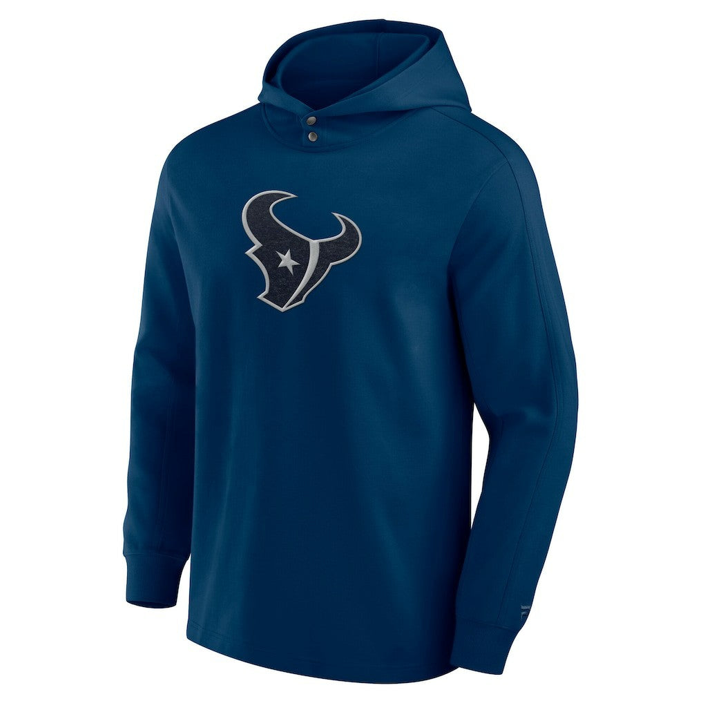 NFL Houston Texans Elements Blaze Tri-Blend Long Sleeve Hoodie T-Shirt
