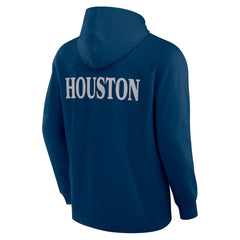 NFL Houston Texans Elements Blaze Tri-Blend Long Sleeve Hoodie T-Shirt