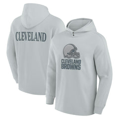 NFL Cleveland Browns Elements Blaze Tri-Blend Long Sleeve Hoodie T-Shirt