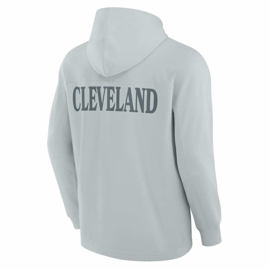 NFL Cleveland Browns Elements Blaze Tri-Blend Long Sleeve Hoodie T-Shirt