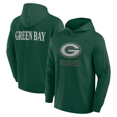 NFL Green Bay Packers Elements Blaze Tri-Blend Long Sleeve Hoodie T-Shirt