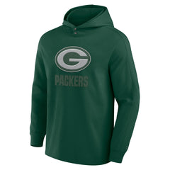 NFL Green Bay Packers Elements Blaze Tri-Blend Long Sleeve Hoodie T-Shirt