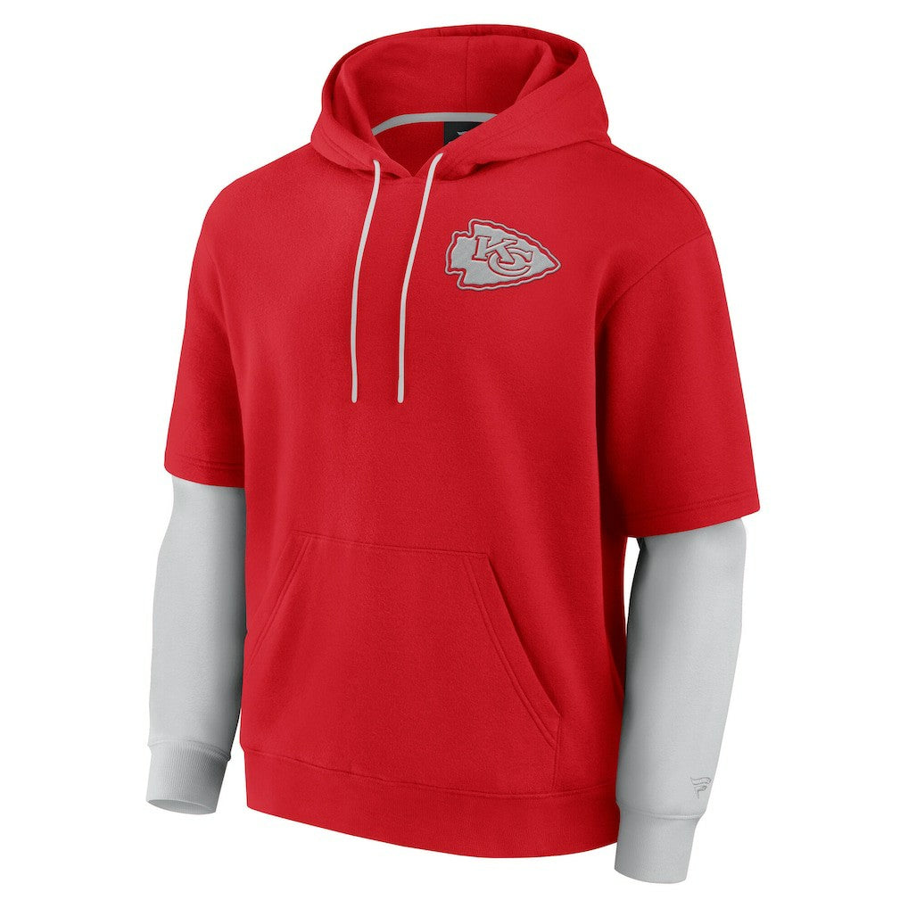 NFL Kansas City Chiefs Unisex Sleek Elements Pullover Hoodie