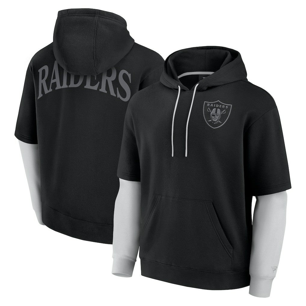 NFL Las Vegas Raiders Unisex Sleek Elements Pullover Hoodie