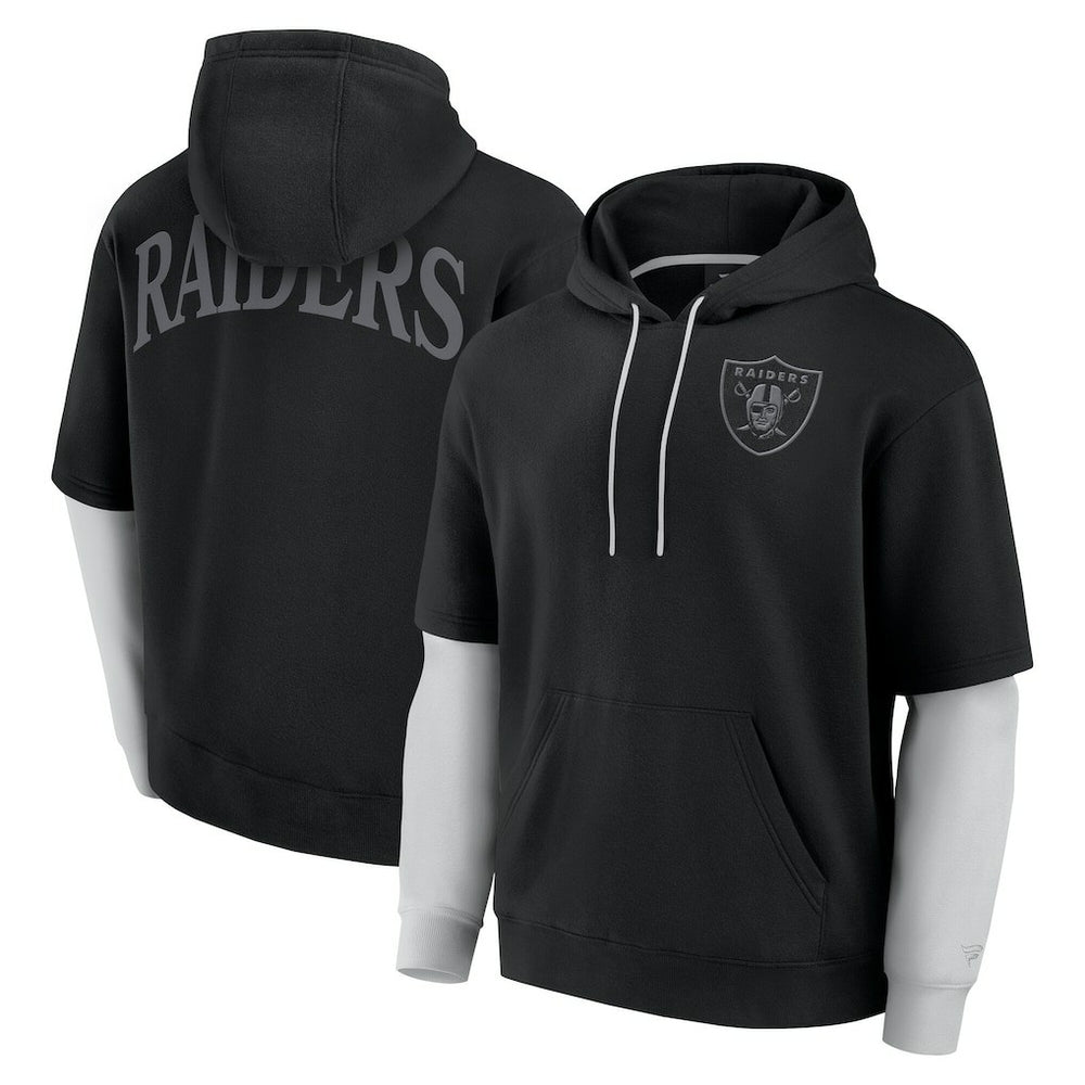 NFL Las Vegas Raiders Unisex Sleek Elements Pullover Hoodie