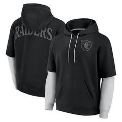 NFL Las Vegas Raiders Unisex Sleek Elements Pullover Hoodie