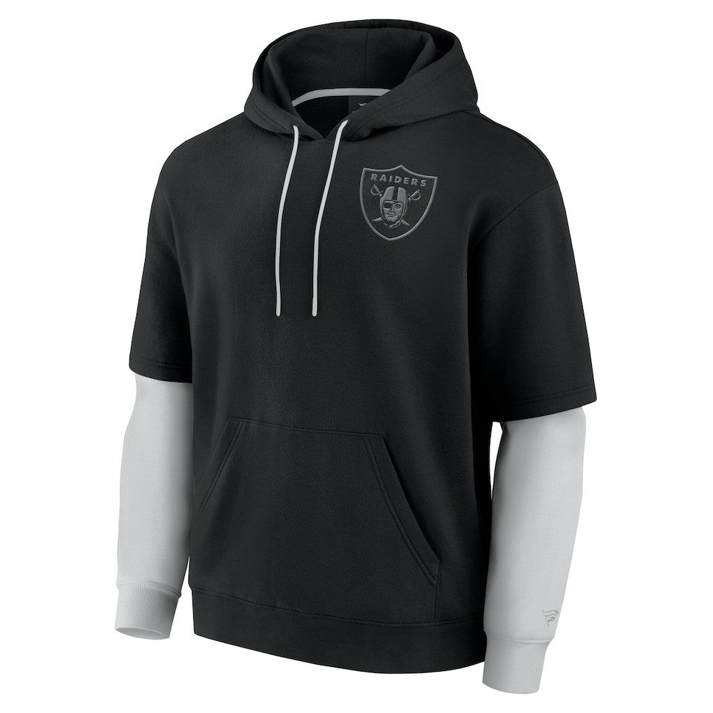 NFL Las Vegas Raiders Unisex Sleek Elements Pullover Hoodie