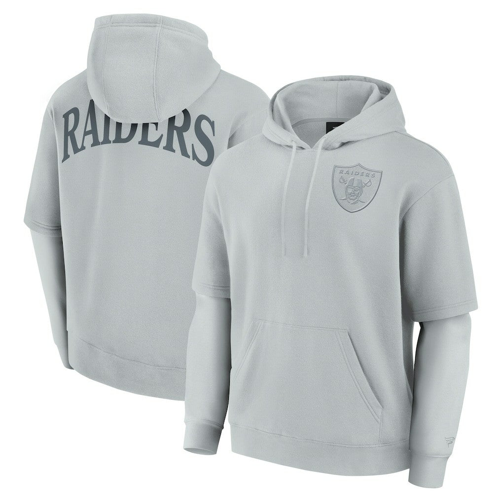 NFL Las Vegas Raiders Unisex Sleek Elements Pullover Hoodie