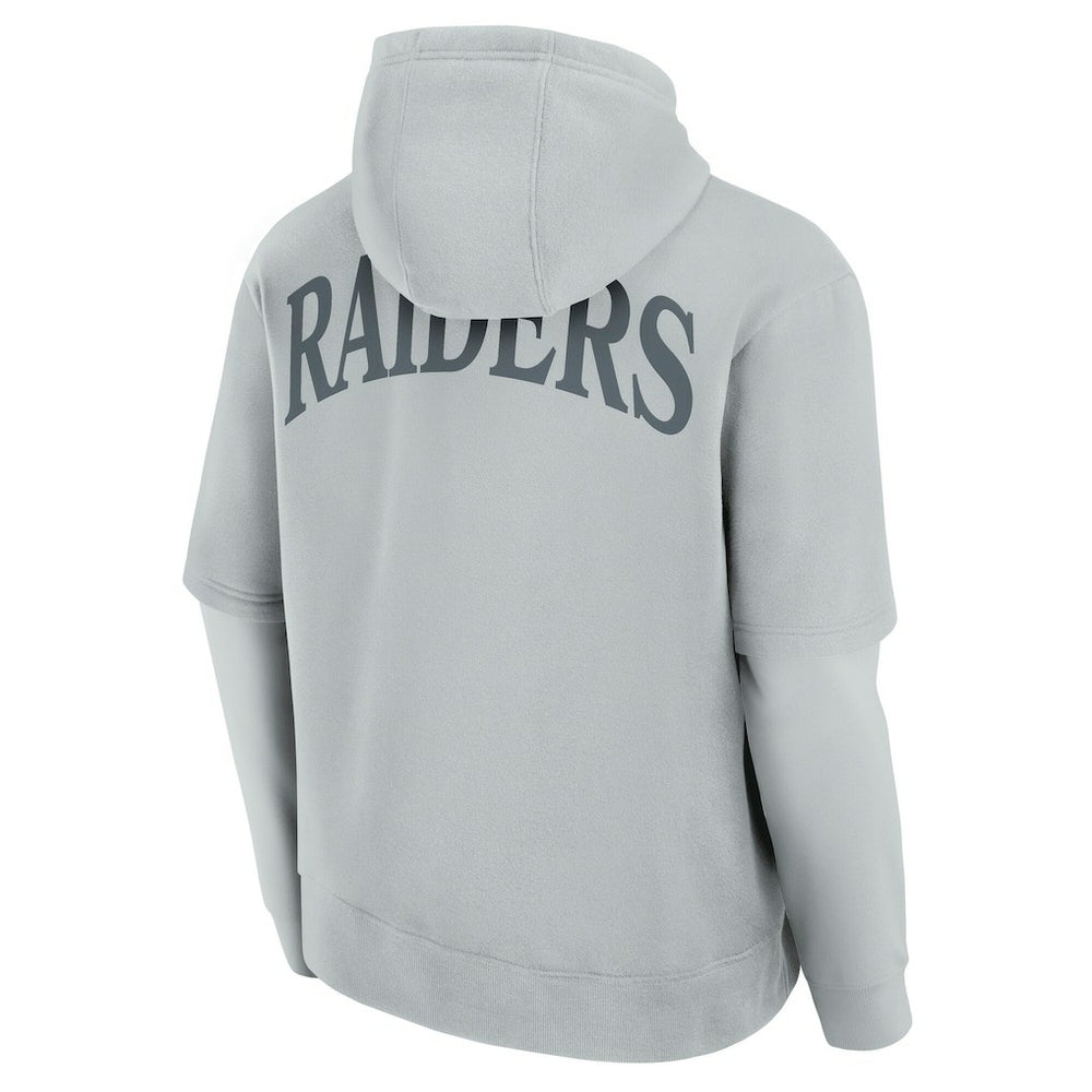 NFL Las Vegas Raiders Unisex Sleek Elements Pullover Hoodie