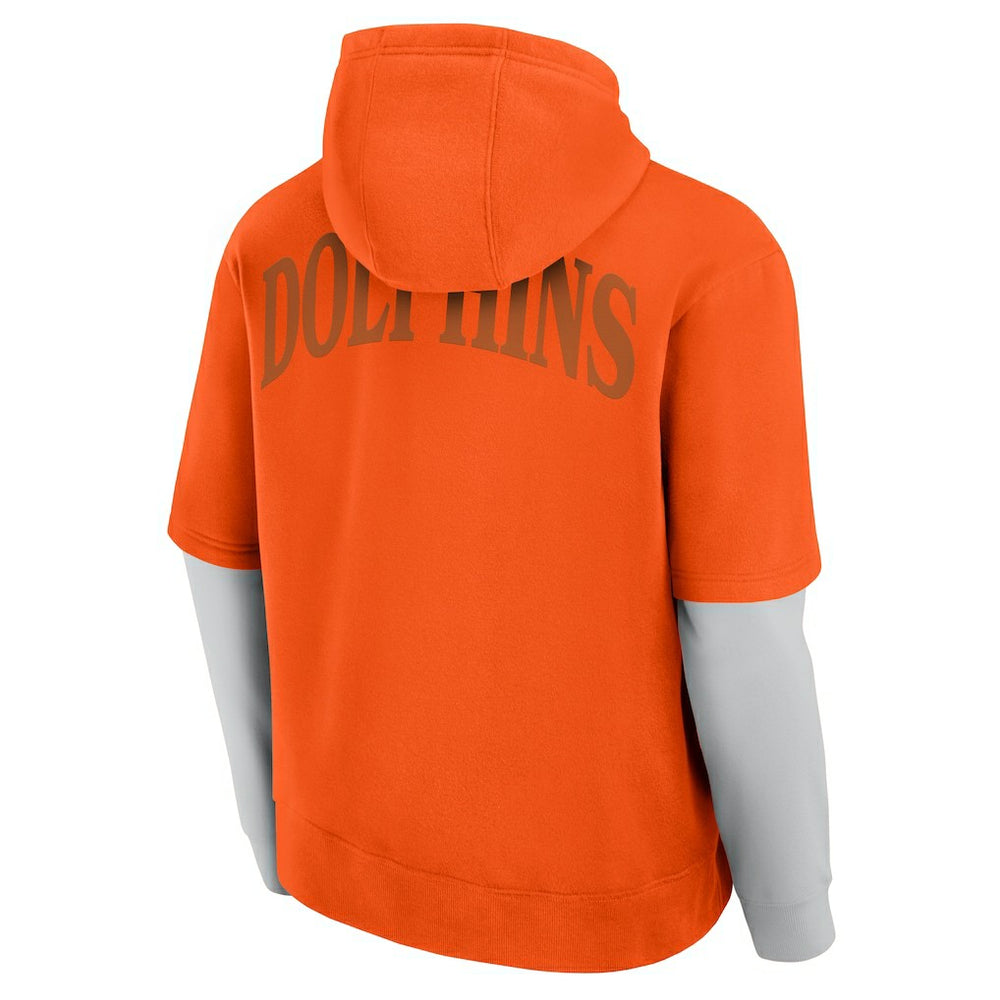 NFL Miami Dolphins Unisex Sleek Elements Pullover Hoodie