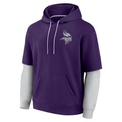 NFL Minnesota Vikings Unisex Sleek Elements Pullover Hoodie