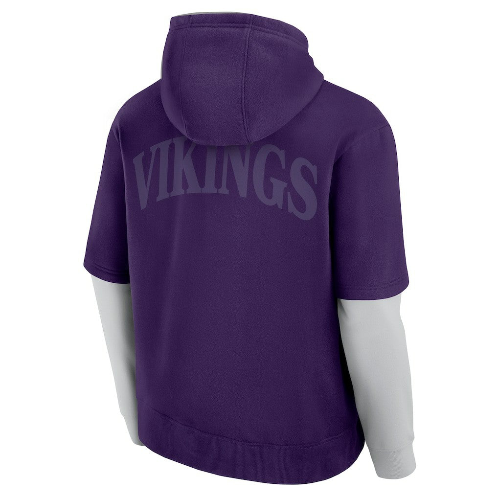 NFL Minnesota Vikings Unisex Sleek Elements Pullover Hoodie