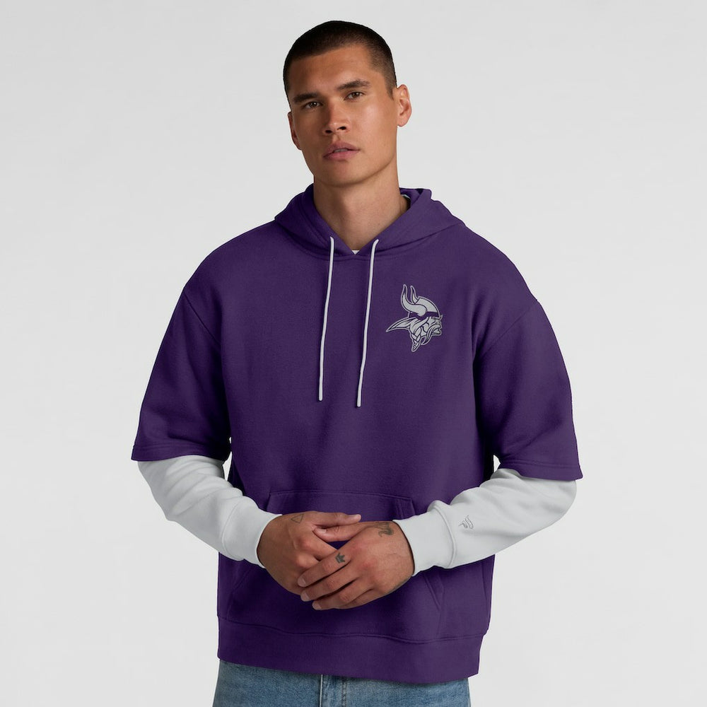 NFL Minnesota Vikings Unisex Sleek Elements Pullover Hoodie