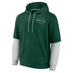 NFL New York Jets Unisex Sleek Elements Pullover Hoodie