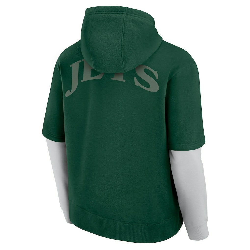 NFL New York Jets Unisex Sleek Elements Pullover Hoodie