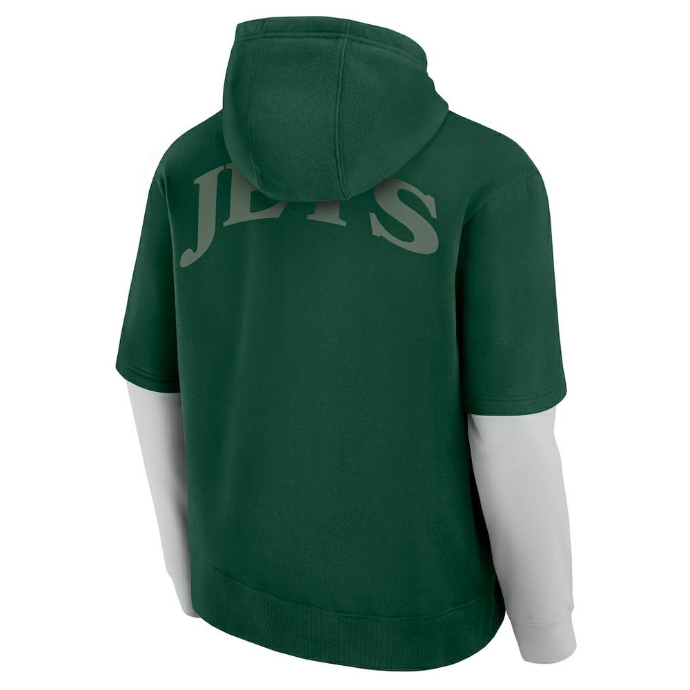 NFL New York Jets Unisex Sleek Elements Pullover Hoodie