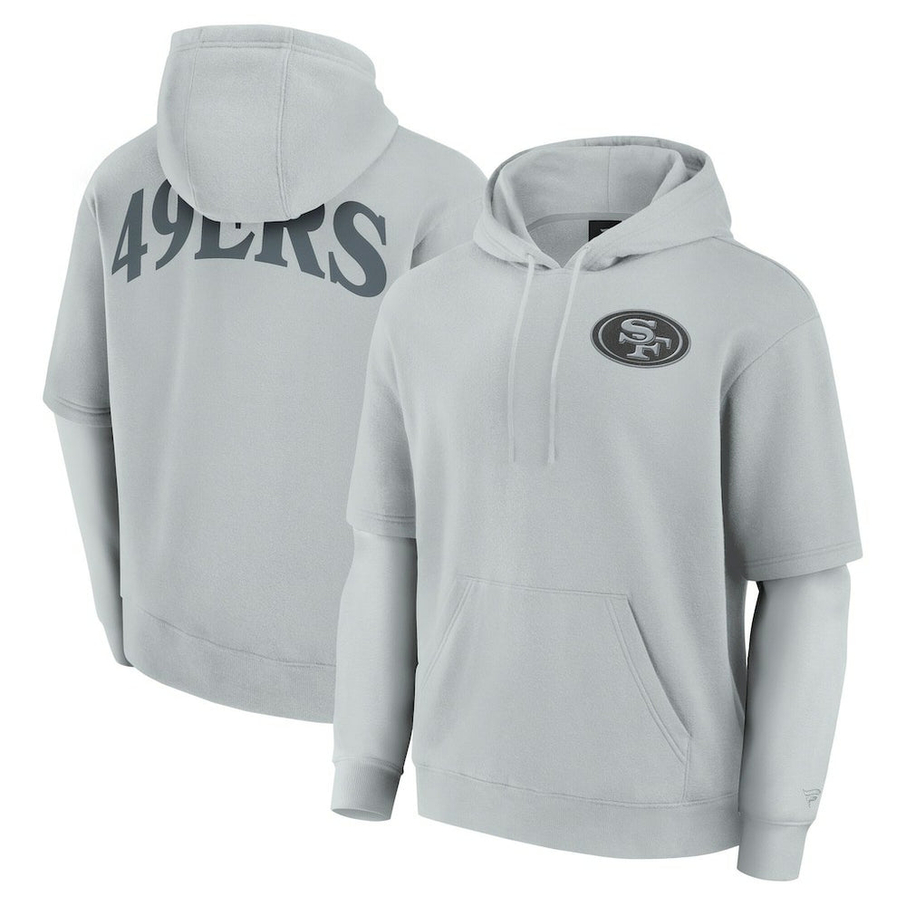 NFL San Francisco 49ers Unisex Sleek Elements Pullover Hoodie