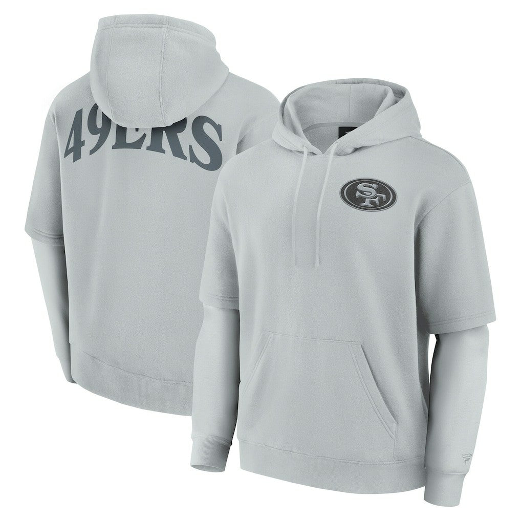 NFL San Francisco 49ers Unisex Sleek Elements Pullover Hoodie