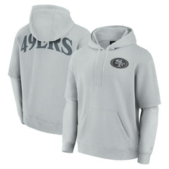 NFL San Francisco 49ers Unisex Sleek Elements Pullover Hoodie