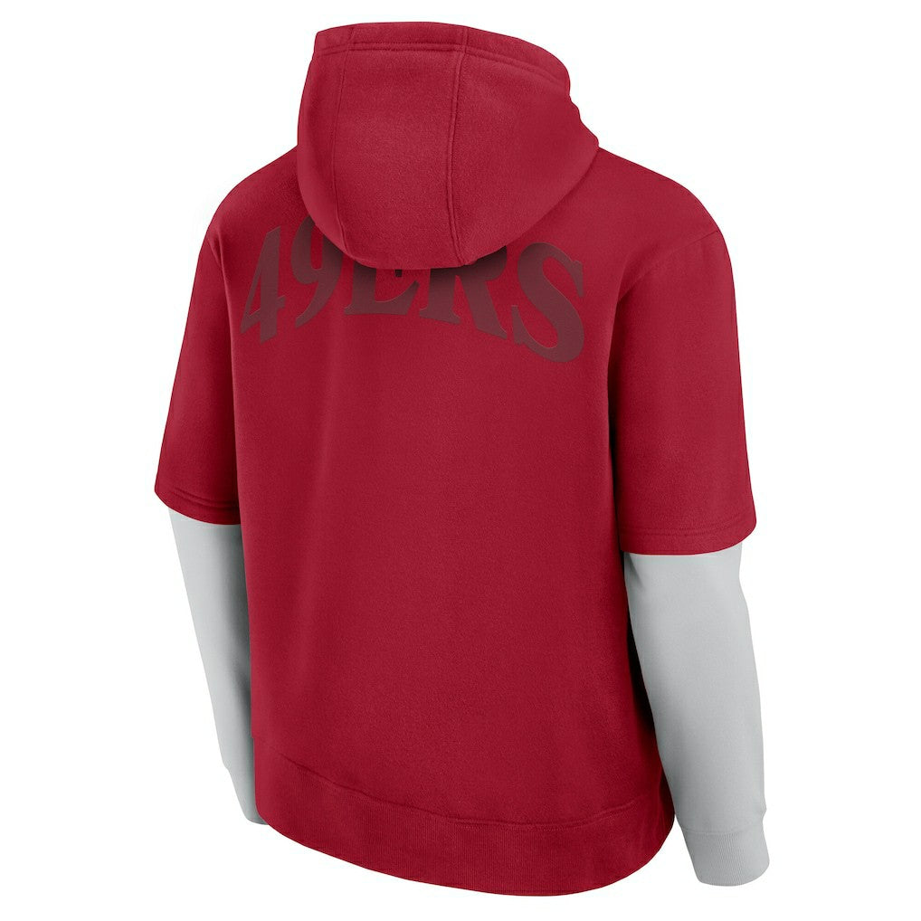 NFL San Francisco 49ers Unisex Sleek Elements Pullover Hoodie