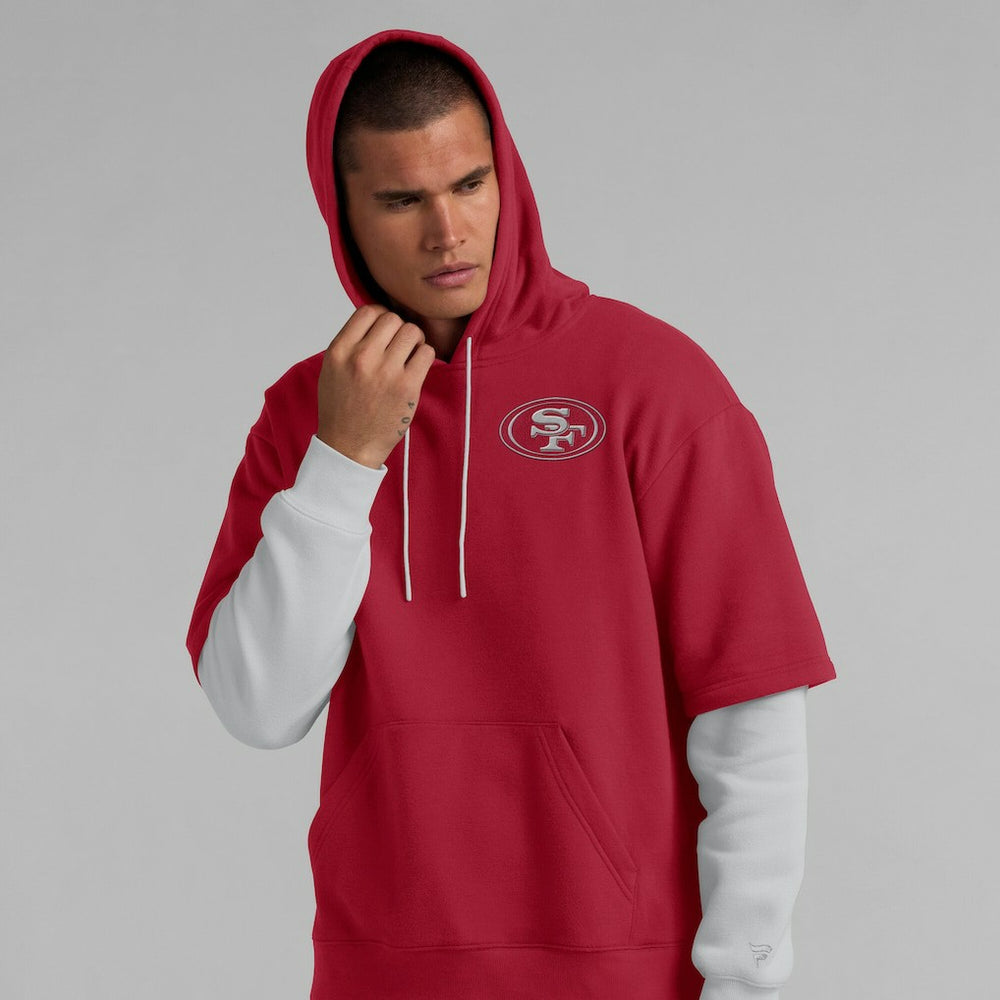 NFL San Francisco 49ers Unisex Sleek Elements Pullover Hoodie