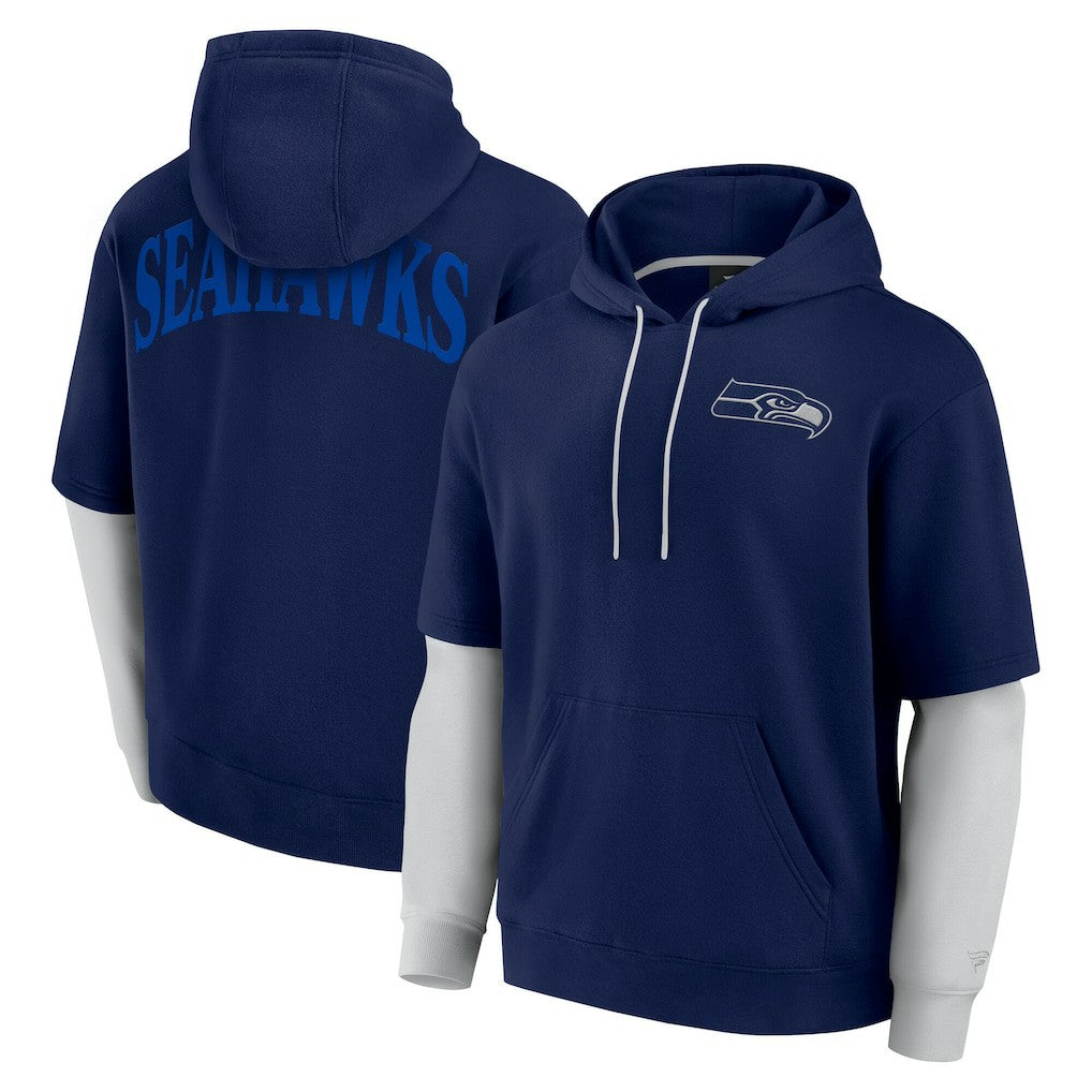 NFL Seattle Seahawks Unisex Sleek Elements Pullover Hoodie