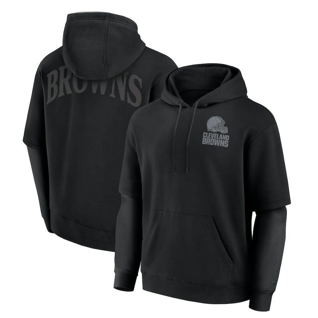 NFL Cleveland Browns Unisex Sleek Elements Pullover Hoodie