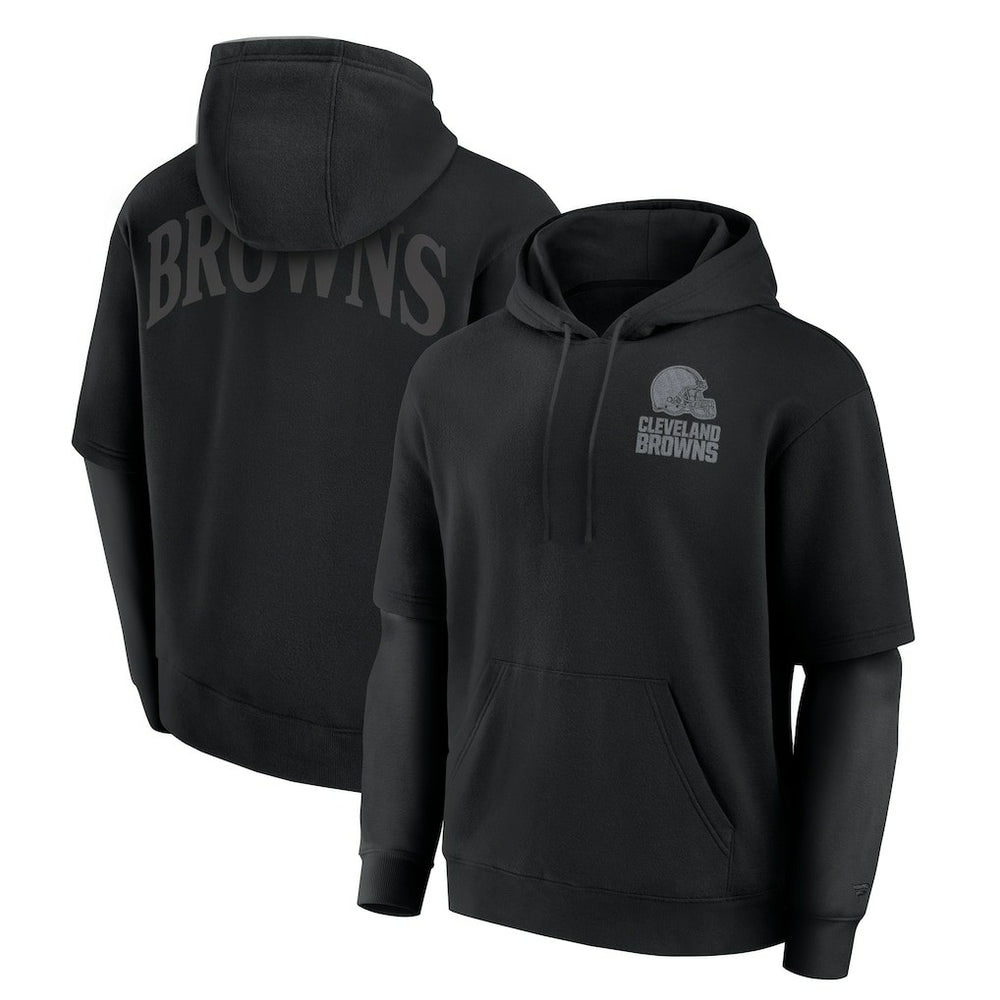 NFL Cleveland Browns Unisex Sleek Elements Pullover Hoodie
